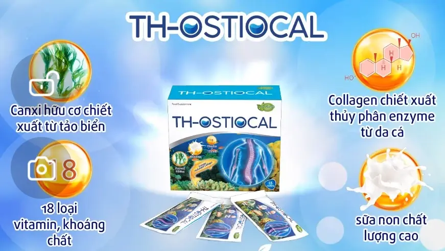 Tảo TH Health - TH-Ostiocal - 1 gói tảo chứa 32,2 kcal nhưng cung cấp lượng dinh dưỡng dồi dào
