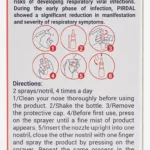 Thông tin trên hộp sản phẩm Dung dịch xịt mũi bảo vệ đường hô hấp PIRDAL - Rồng Vàng - Droppii Shops