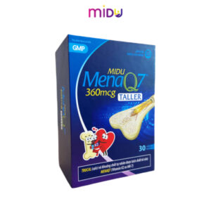Thực phẩm hỗ trợ tăng chiều cao cho trẻ tiền dậy thì và dậy thì Midu MenaQ7 360 (Hộp 30 viên)