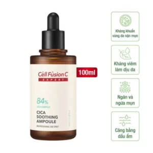 Cell Fusion C Expert – Ampoule kiểm soát và cải thiện da nhờn mụn Cica Soothing Ampoule - Droppiishops