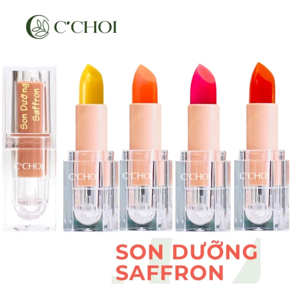 Son Dưỡng Saffron C'choi – Son Dưỡng Môi Nhụy Hoa Nghệ Tây - Droppii Shops