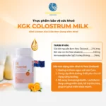 Viên nhai sữa non KGK Milk Colostrum vị cam (orange) - Lyna Pharmtech - Droppii Shops