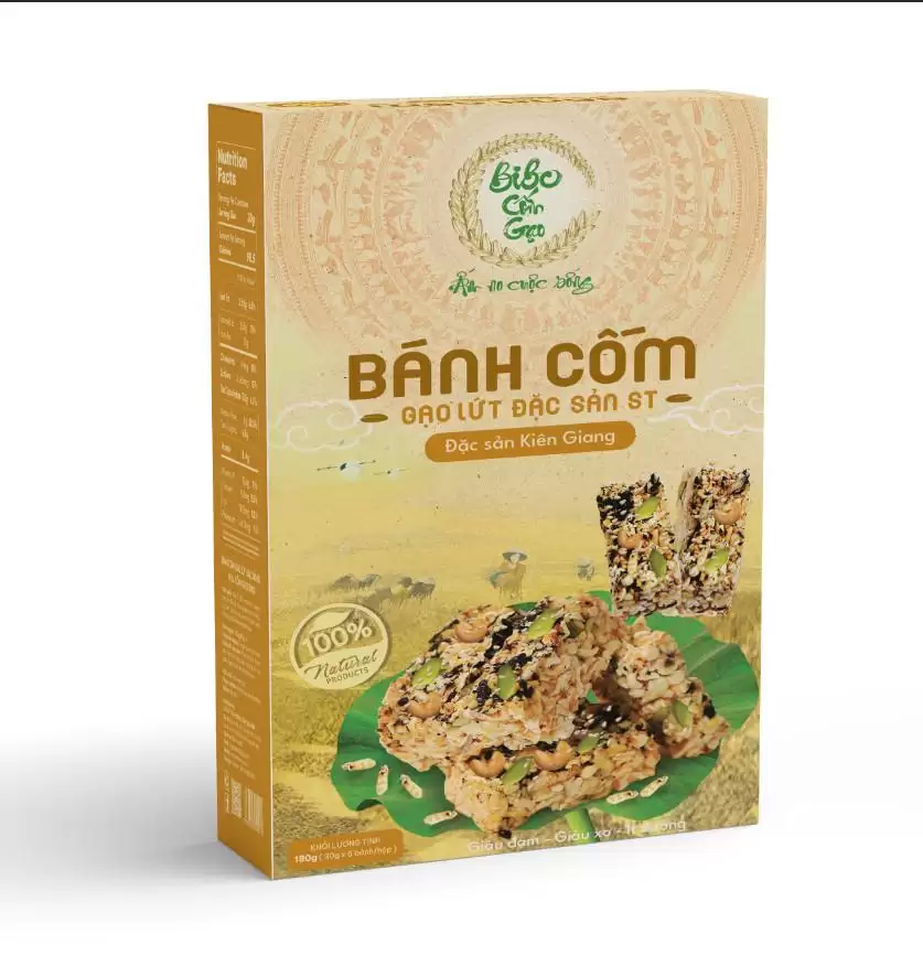 Bánh Cốm Gạo Lứt đặc Sản St Bibo - Đặc Sản Kiên Giang - Droppii Shops