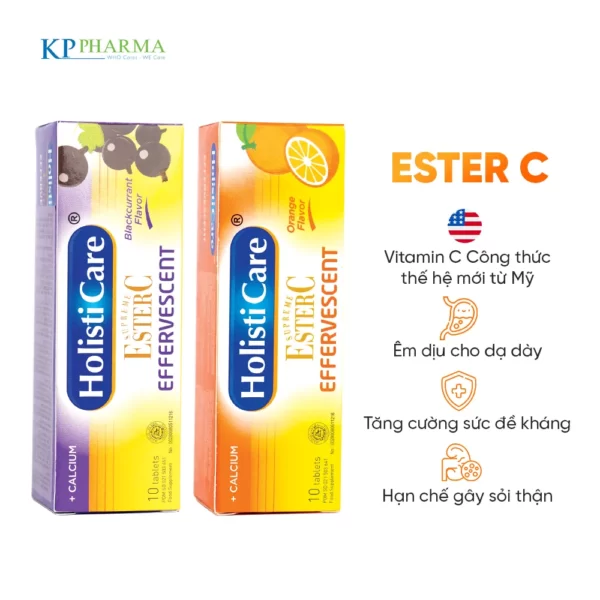Viên Vitamin C Sủi Thế Hệ Mới Ester C Chính Hãng - King Powder - Droppii Shops