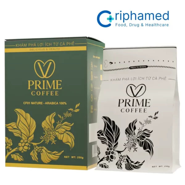 V-prime Coffee Cf01 Nature - Cà Phê Xay 100% Arabica - Droppii Shops