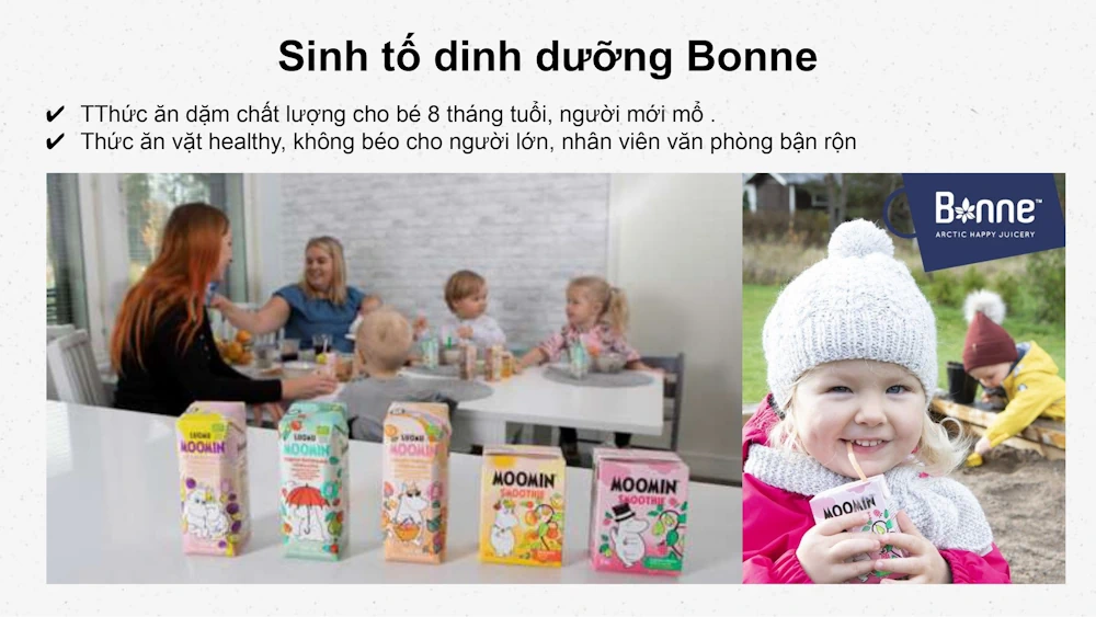 Bonne - Smoothie Soul Juice - Thức ăn Dặm Chất Lượng Cho Bé 8 Tháng Tuổi - Droppii Shops