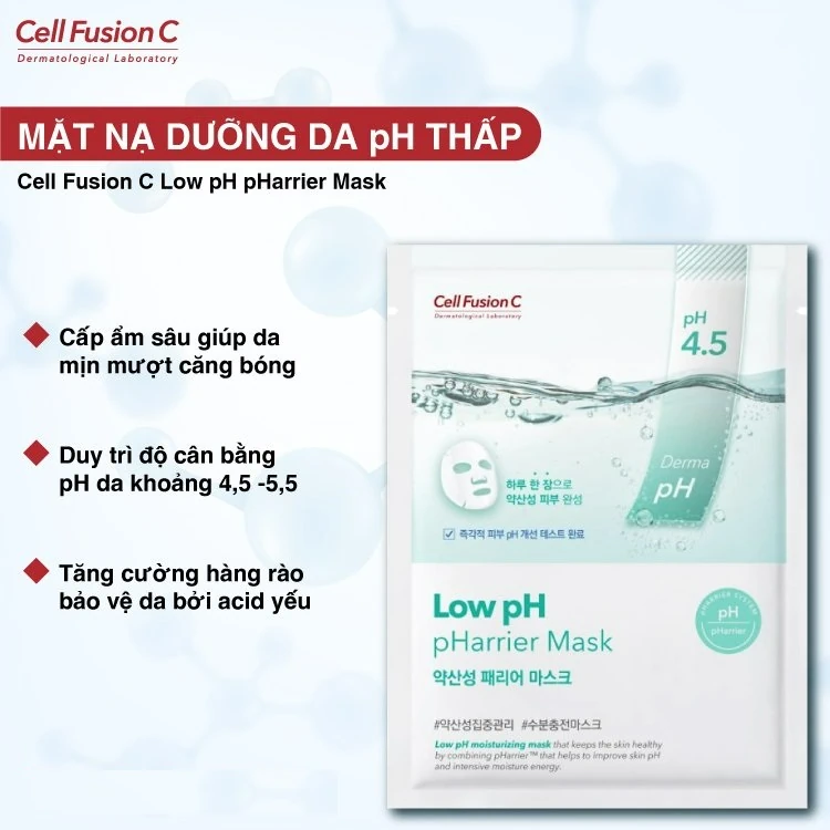 Công Dụng Cell Fusion C Low Ph Pharrier Mask - Droppii Shops