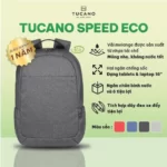 Balo Tái Chế Tucano Speed Eco Macbook Pro 16'' - Màu Xám - Droppii Shops
