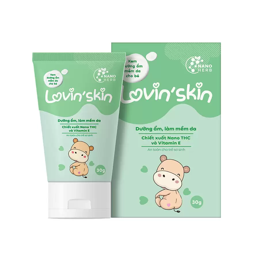 Kem dưỡng ẩm mềm da cho bé Lovin’skin - Droppii Mall