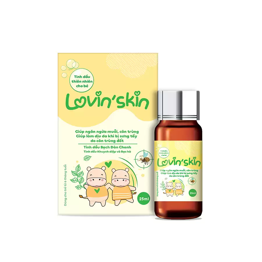 Tinh dầu thiên nhiên cho bé Lovin’skin 25ml - Droppii Shops