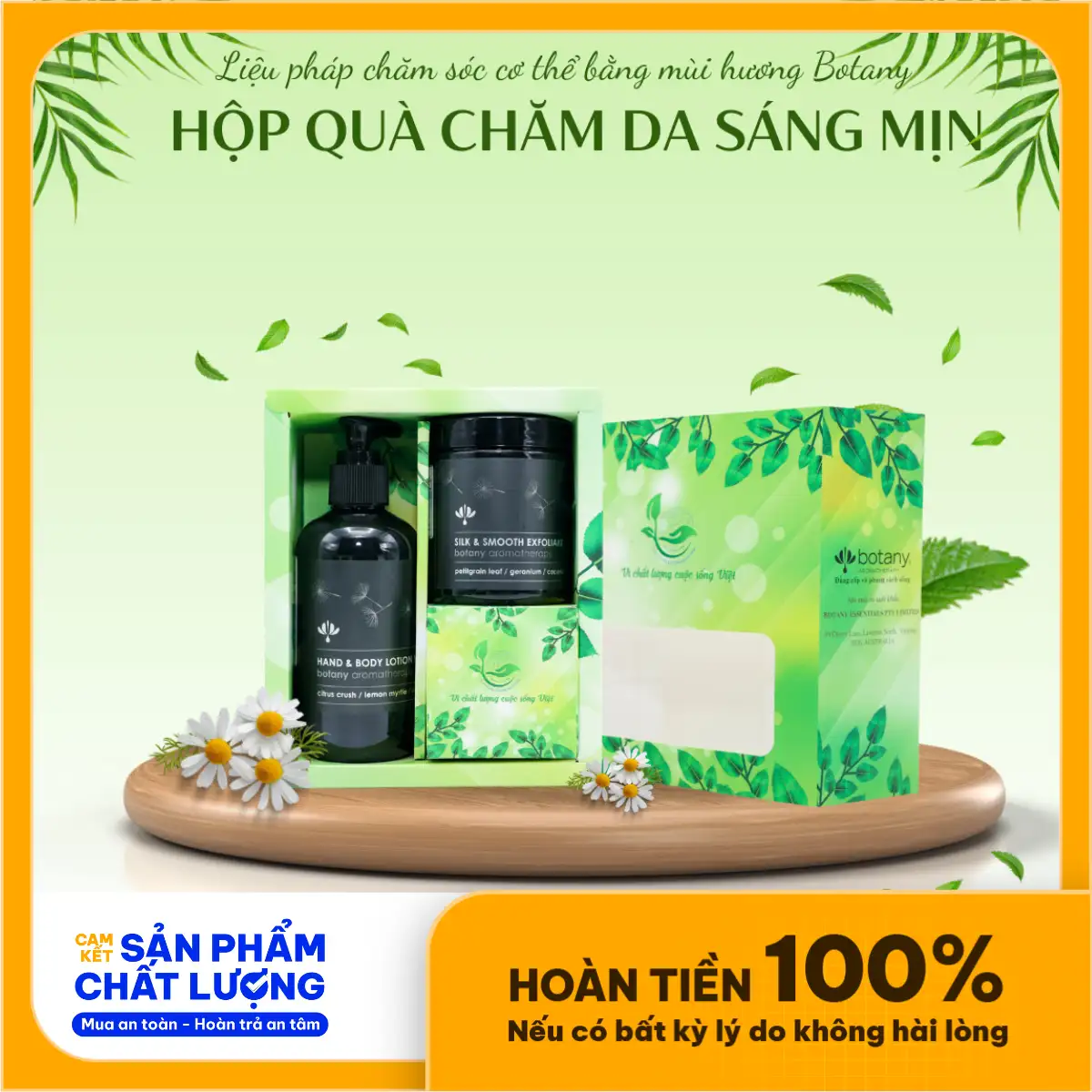 Hộp Quà Chăm Da Sáng Mịn Botany - Hh&c - Droppii Shops