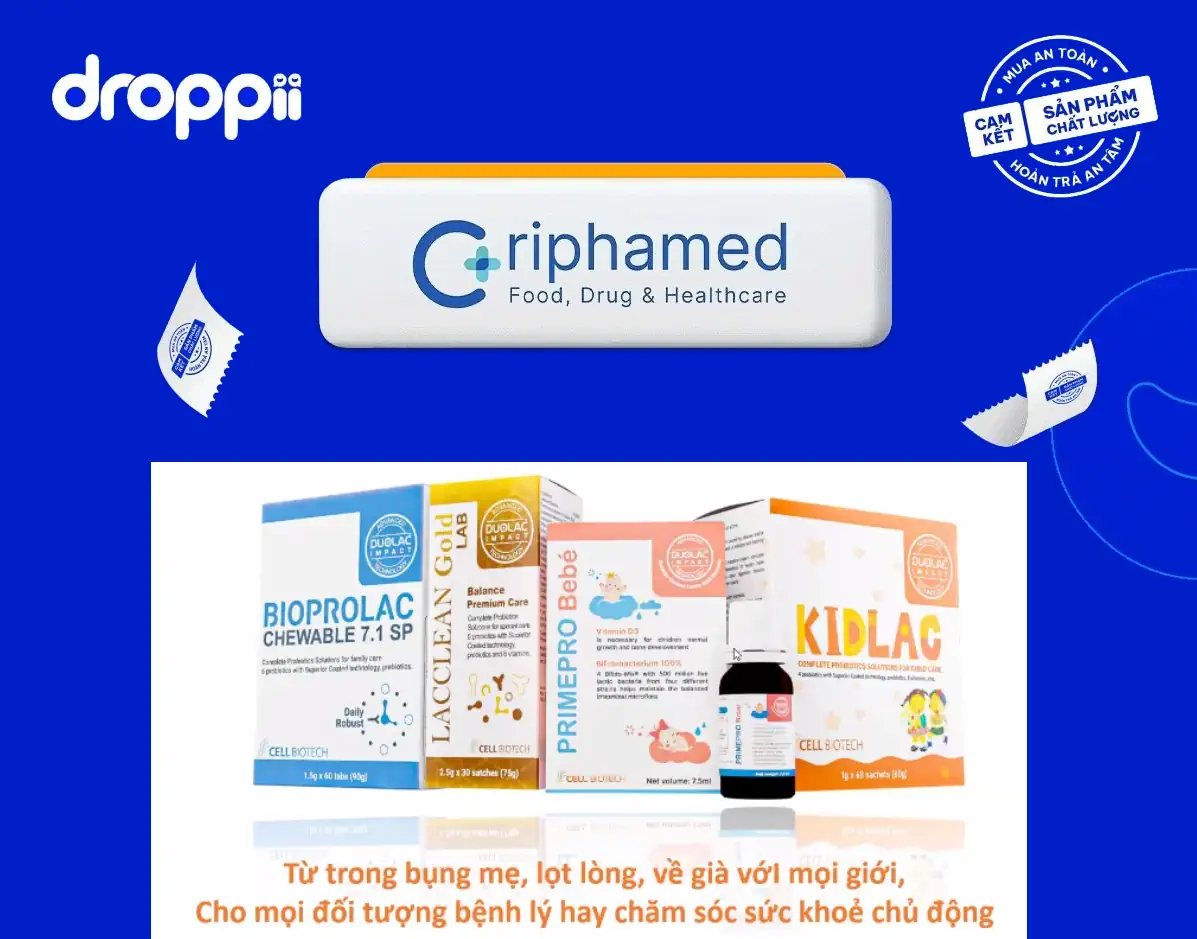Thương Hiệu Cell Biotech - Oriphamed - Đông Phương - Droppii Shops