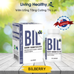 Viên Uống Tăng Thị Lực Living Healthy Bilberry 10000mg Plus Lutein (hộp 60 Viên)